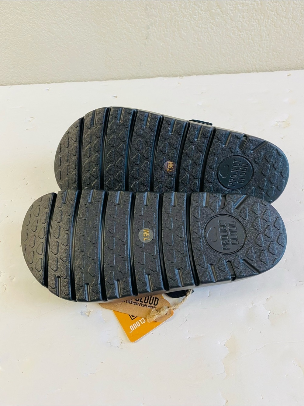 Project Cloud Black Suede Chunky Clog Size 7.5 - Picture 6 of 6